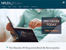Tablet Screenshot of nplexreview.com